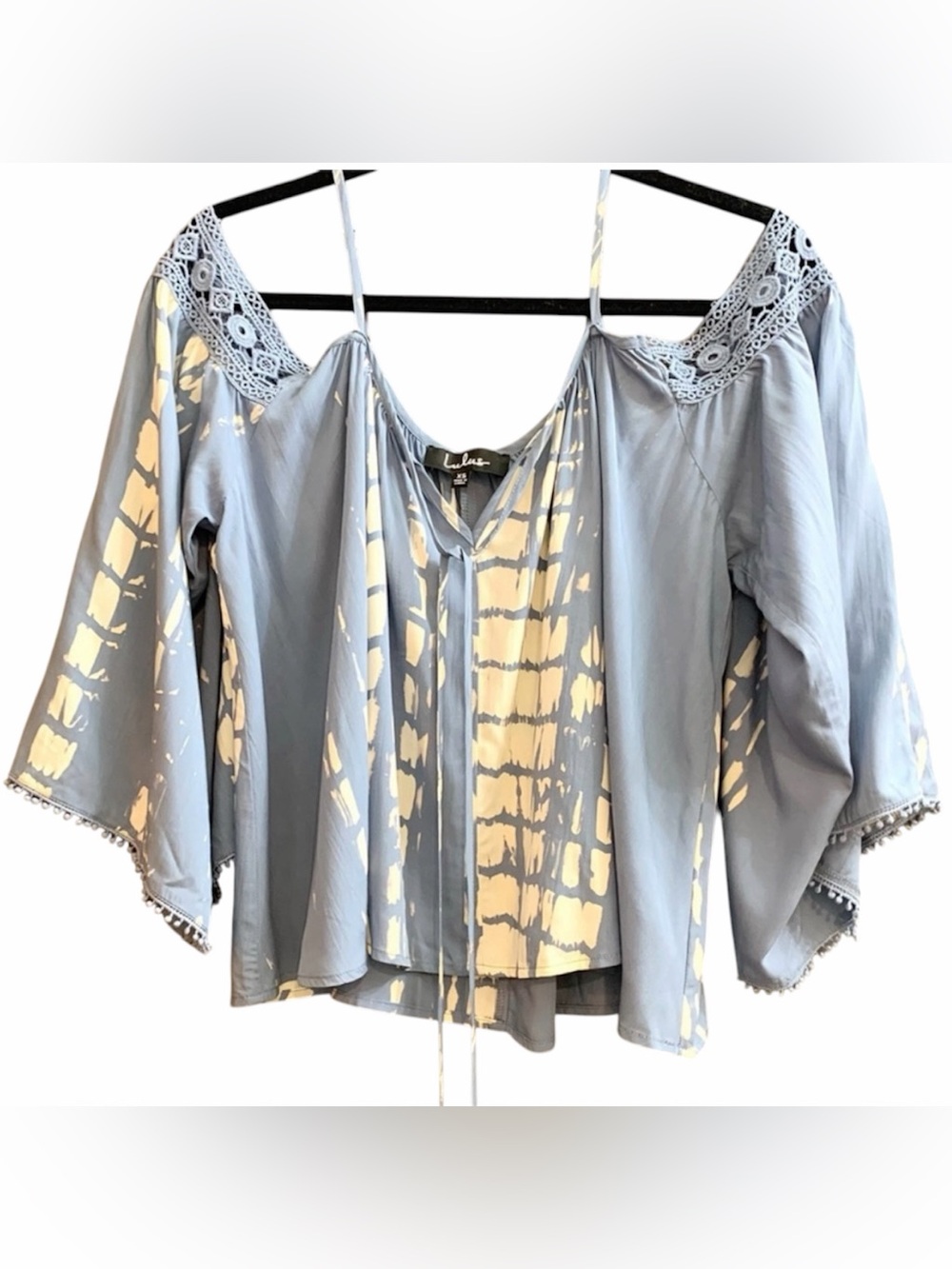 Lulu’s oversized tye dyed print boho swingy top